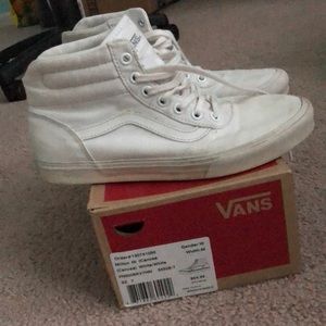 White High Top Vans